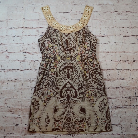 Free People Dresses & Skirts - Free People Brown Bohemian Sleeveless Dress C3